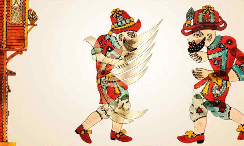 Karagöz and Hacivat Turkish Shadow Puppets