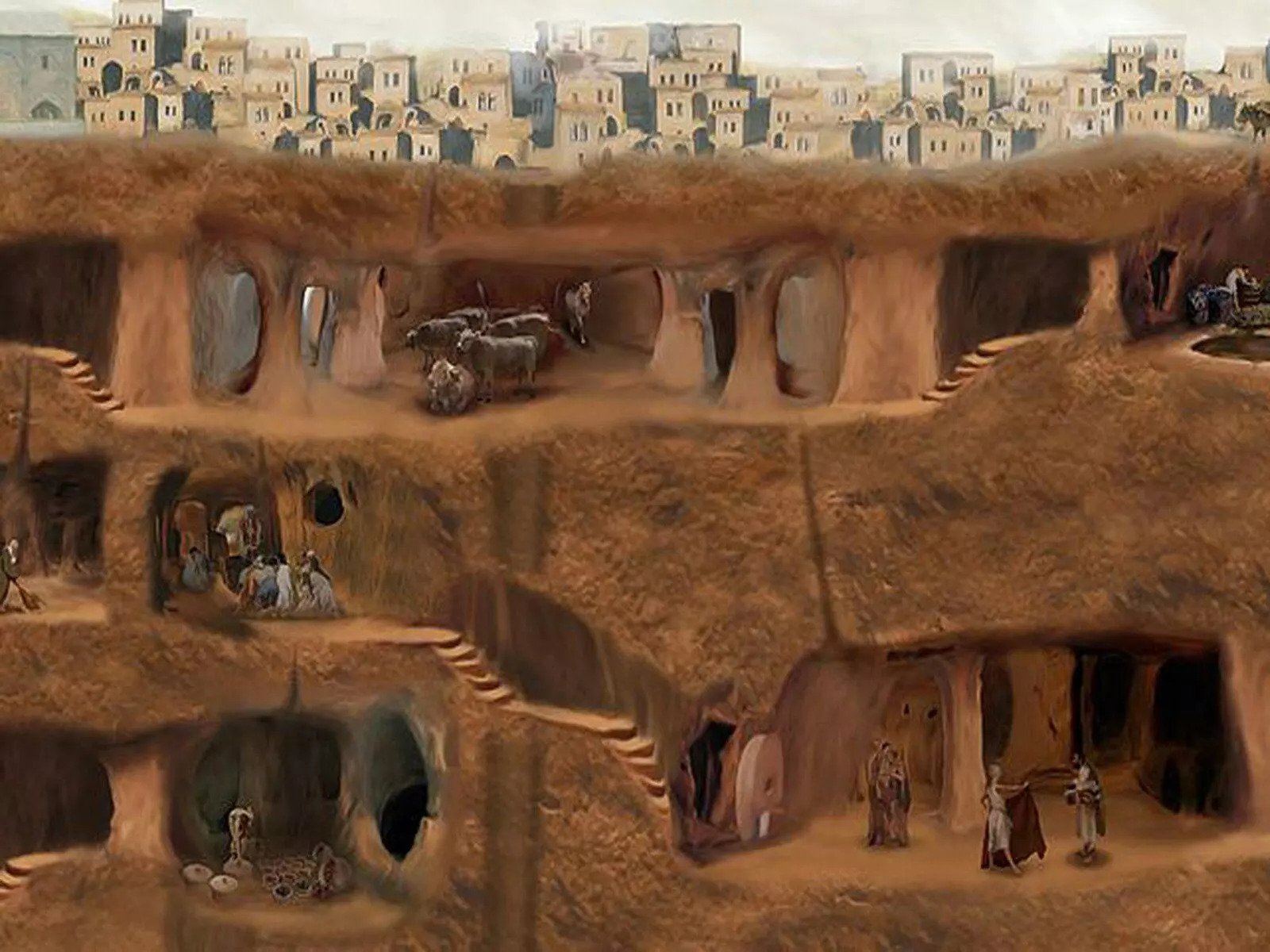 Exploring the Underground Cities of Cappadocia in Central Turkey